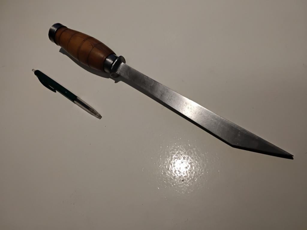 Mooie grote zware schietbeitel  beitel 10mm, Ophalen of Verzenden