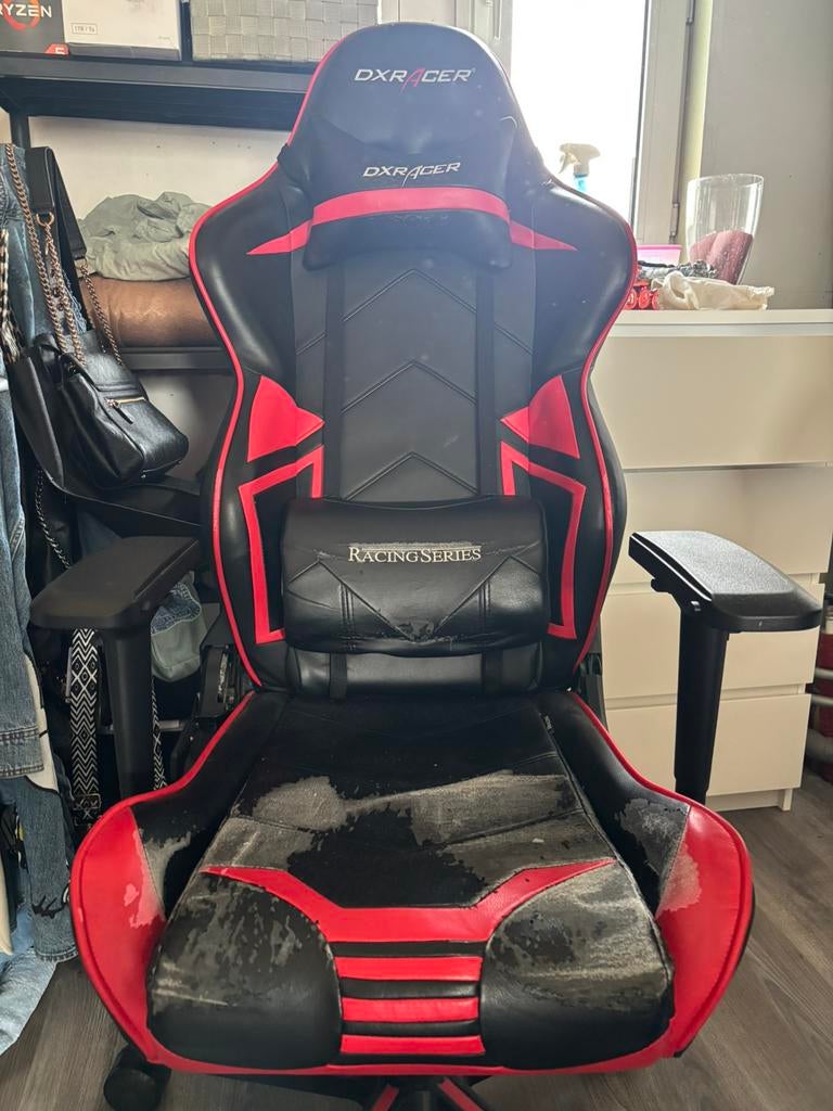DXRacer Game stoel, Ophalen, Gebruikt, Zwart, Gaming bureaustoel