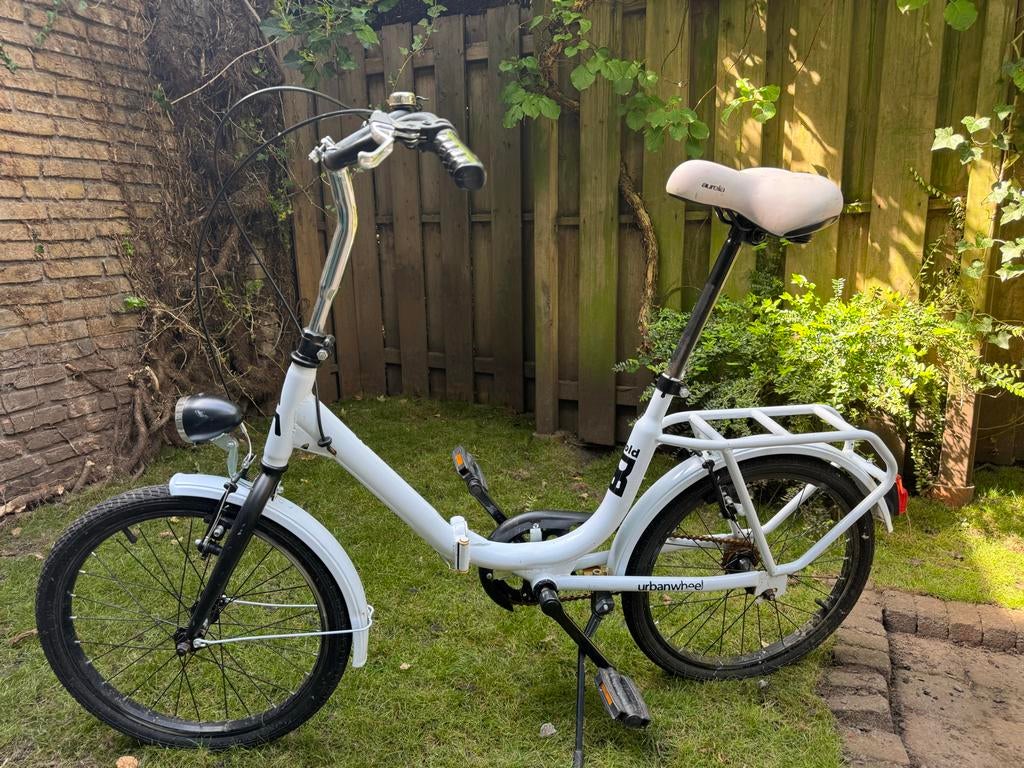 Opklap opvouwbare fiets - in de trein OV gratis mee, 20 inch of meer, Gebruikt, Velgrem, Versnellingen