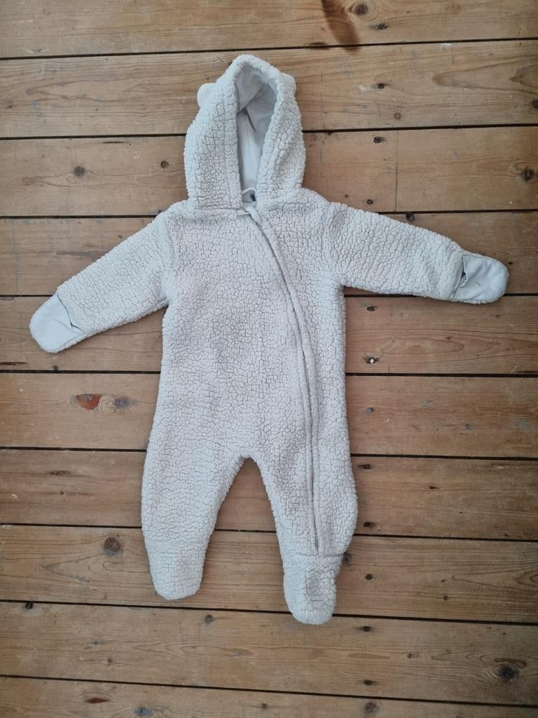 Warm berenpak baby - wit winterpak maat 56, Ophalen, Jongetje of Meisje, Zo goed als nieuw, Prenatal