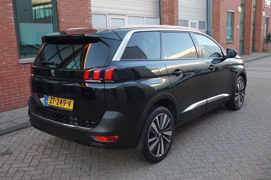 Peugeot 5008 1.2 PureTech Allure 2019, Gebruikt, 1199 cc, Zwart, Origineel Nederlands