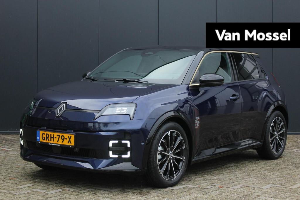 Renault 5 E-TECH Iconic Cinq 150Pk 52 kWh | Google Navigatie, Auto's, Renault, Stof, Gebruikt, Adaptive Cruise Control, 150 pk