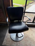 Gebruikte Kappersstoel - Verstelbaar met Voetenbord, Ophalen, Overige materialen, Gebruikt, Zwart