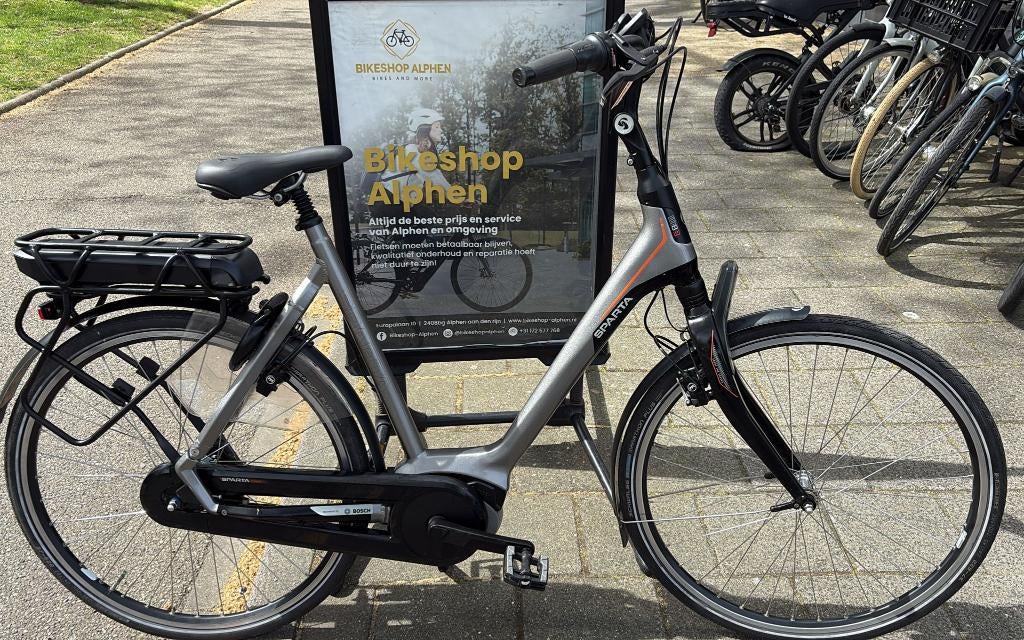 Mooie Sparta M8b 61 cm hoog frame bosch 500wh garantie, Fietsen en Brommers, Overige merken, Gebruikt, Versnellingen, Sparta