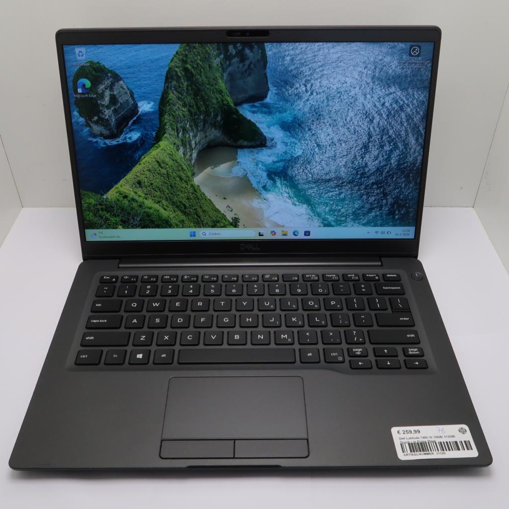 Dell Latitude 7400 i5/ 16GB/ 512GB/ Touch | In Prima Staat, Niet ingevuld, Zo goed als nieuw, Niet ingevuld, Niet ingevuld