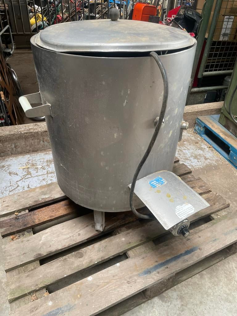 Grote RVS Broeiketel / Inmaakketel met Thermostaat, Ophalen, Gebruikt