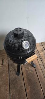 Kamado 35 cm met pizzasteen en beschermhoes, Ophalen, Gebruikt, Met accessoires