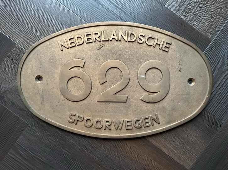 Zijplaat NS 629, Verzamelen, Spoorwegen en Tramwegen, Gebruikt, Trein, Overige typen, Ophalen