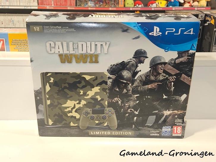 PlayStation 4 Slim 1TB met Controller & Bedrading Camo Edit, Spelcomputers en Games, Spelcomputers | Sony PlayStation 4, Gebruikt