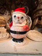 Vintage, japan? Oude sneeuwpop kerstman kerstmannetje kerst, Diversen, Kerst, Ophalen of Verzenden, Zo goed als nieuw