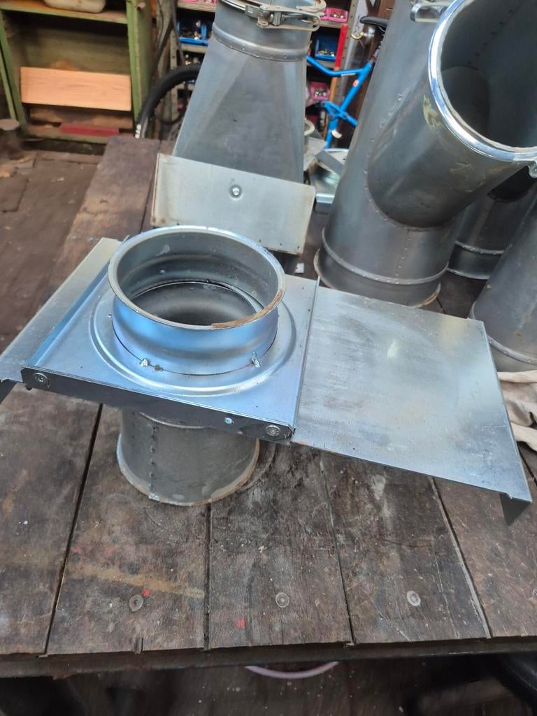 Mechanische schuif aansluiting 140 motafzuiging, Ophalen of Verzenden