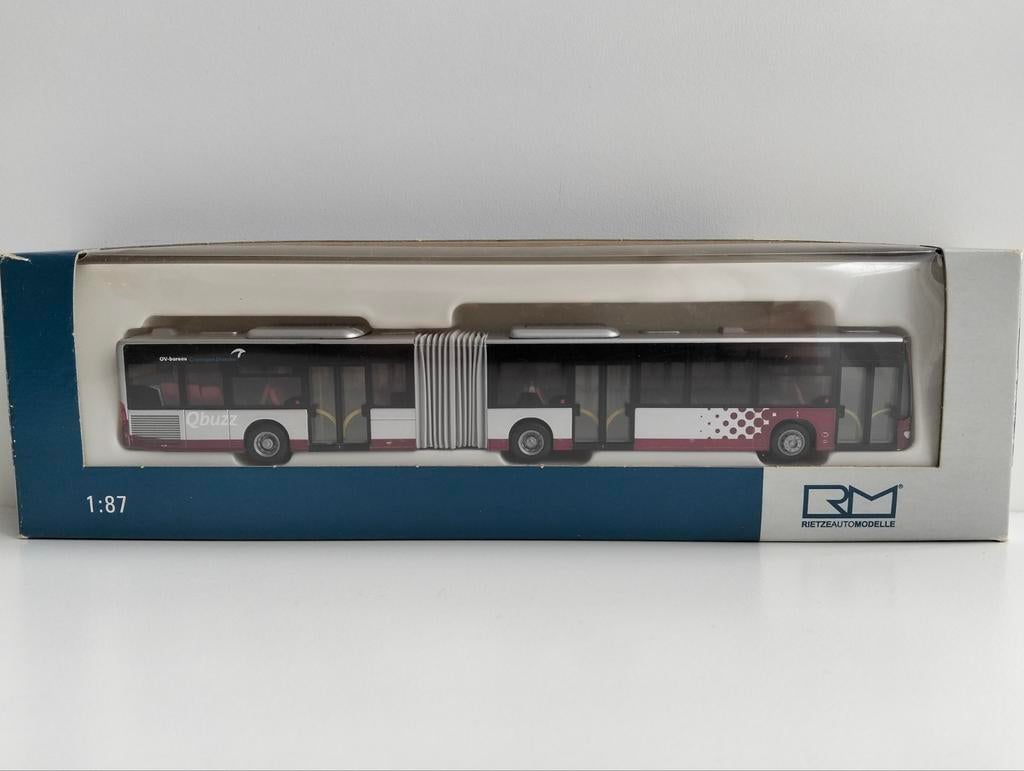 Modelbus Qbuzz rietze Chauffeurs uitgifte, Ophalen of Verzenden, Zo goed als nieuw, Bus of Vrachtwagen, Rietze