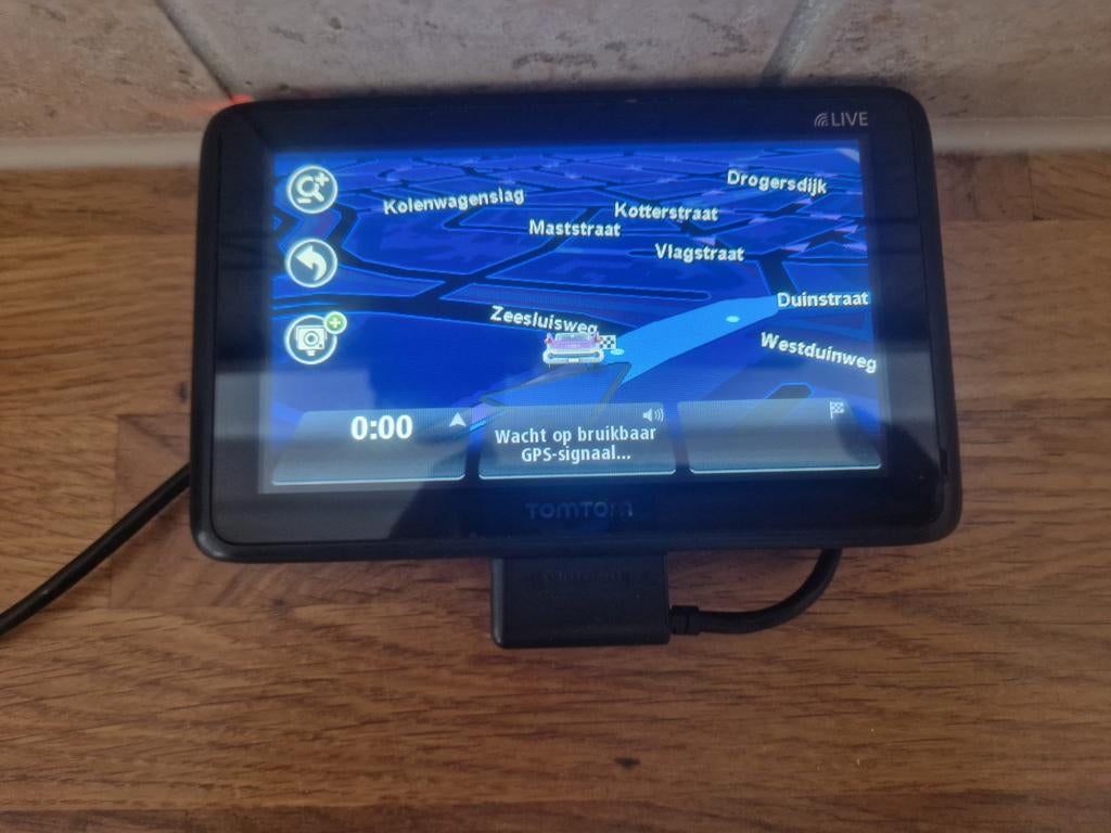 TomTom navigatiesysteem met hoesje en houder, Ophalen of Verzenden