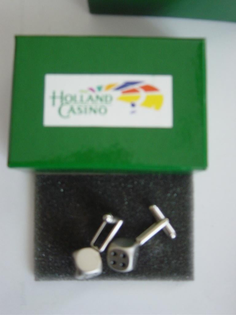Holland Casino Manchetknopen, Ophalen of Verzenden, Nieuw, Gebruiksvoorwerp