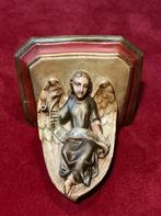 Zeldzame antieke engelen wandconsole ❤️ uit kerk, Ophalen of Verzenden