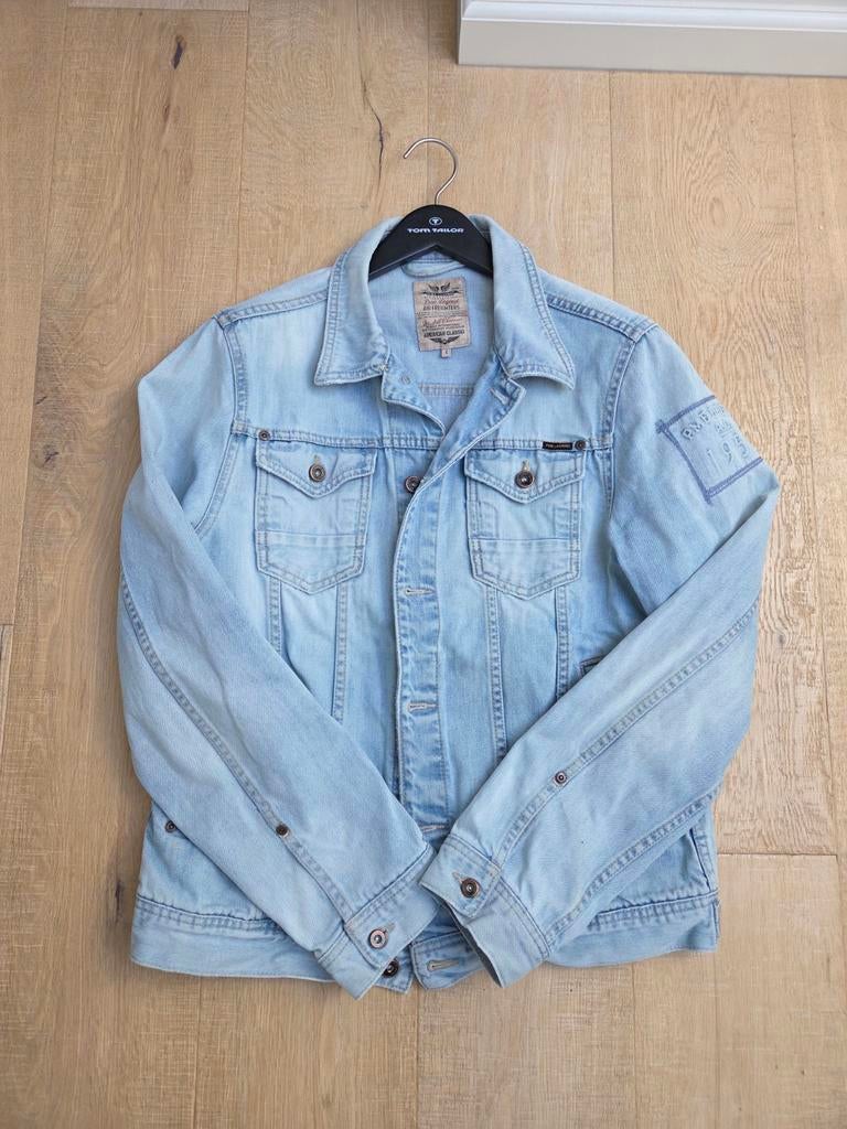 PME Legend spijkerjas, lichtblauw size L Heren., Maat 52/54 (L), Blauw, Ophalen of Verzenden, Zo goed als nieuw