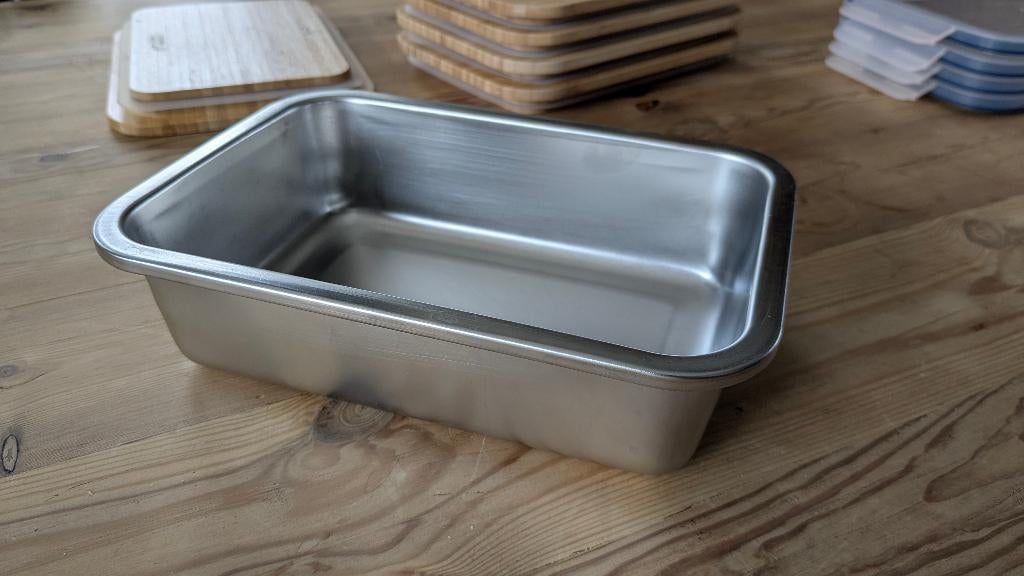 6 stuks IKEA 365+ Bak Bakjes Voorraadpot met deksels, IKEA, Ophalen of Verzenden, Metaal, Meerkleurig