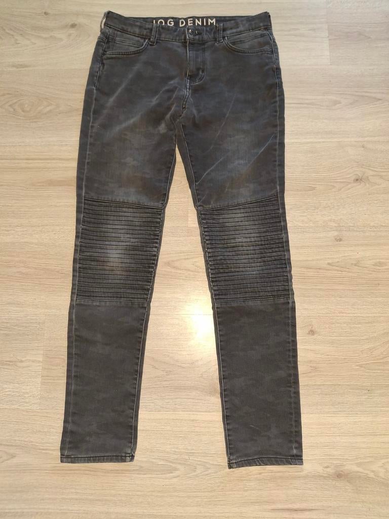 Jog denim maat 170, Kinderen en Baby's, Kinderkleding | Maat 170, Broek, Gebruikt, C&A, Ophalen of Verzenden