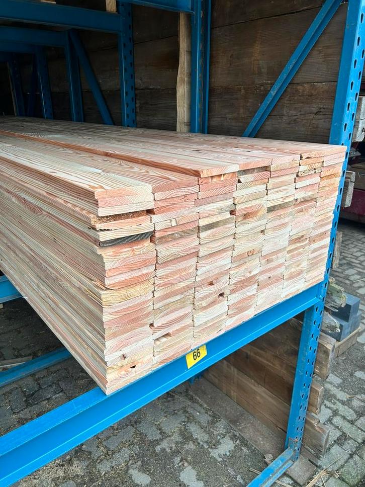 Douglas tuin schutting planken, Doe-het-zelf en Verbouw, Hout en Planken, Zo goed als nieuw, Plank, Overige houtsoorten, Minder dan 25 mm