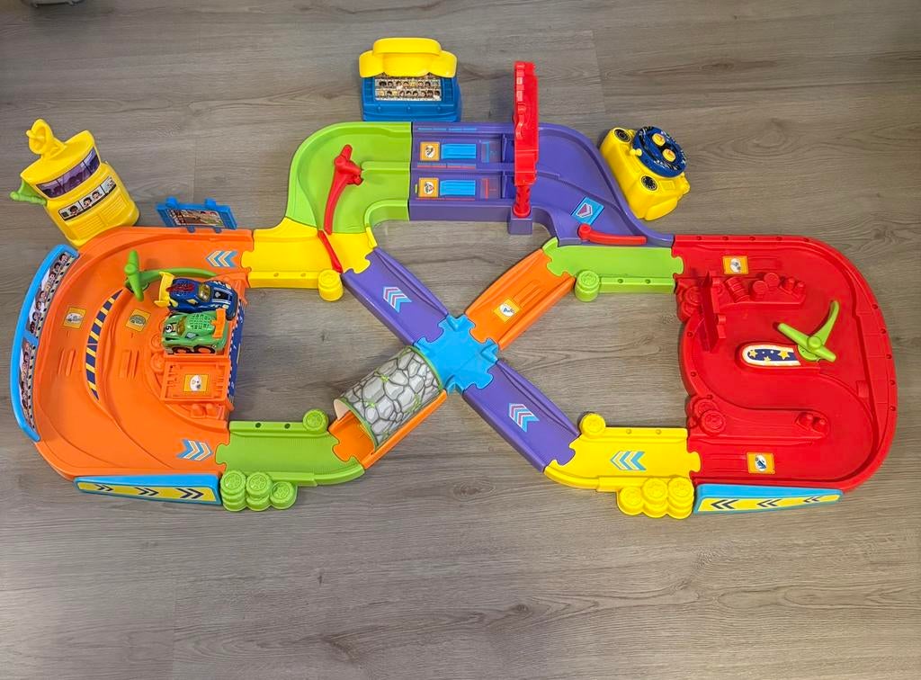 VTech Toet Toet Auto's - Mega RC Racecircuit, Kinderen en Baby's, Speelgoed | Vtech, Ophalen of Verzenden, Gebruikt, 6 maanden tot 2 jaar