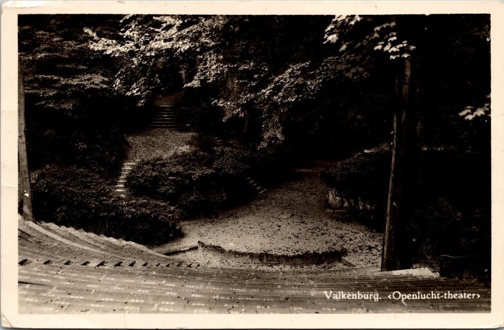 Valkenburg - Openlucht-theater (1955), Verzenden, 1940 tot 1960, Gelopen, Limburg