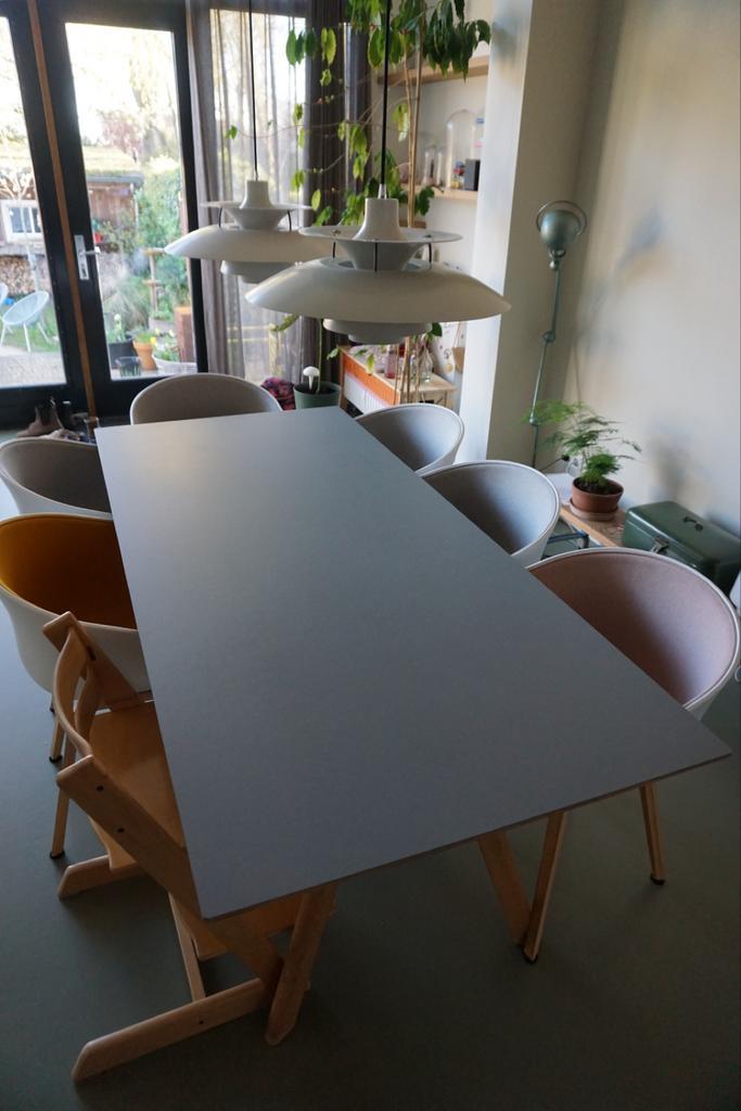 HAY CPH Copenhague tafel 200x90 cm, Huis en Inrichting, Tafels | Eettafels, Gebruikt, 50 tot 100 cm, 200 cm of meer, Vijf personen of meer