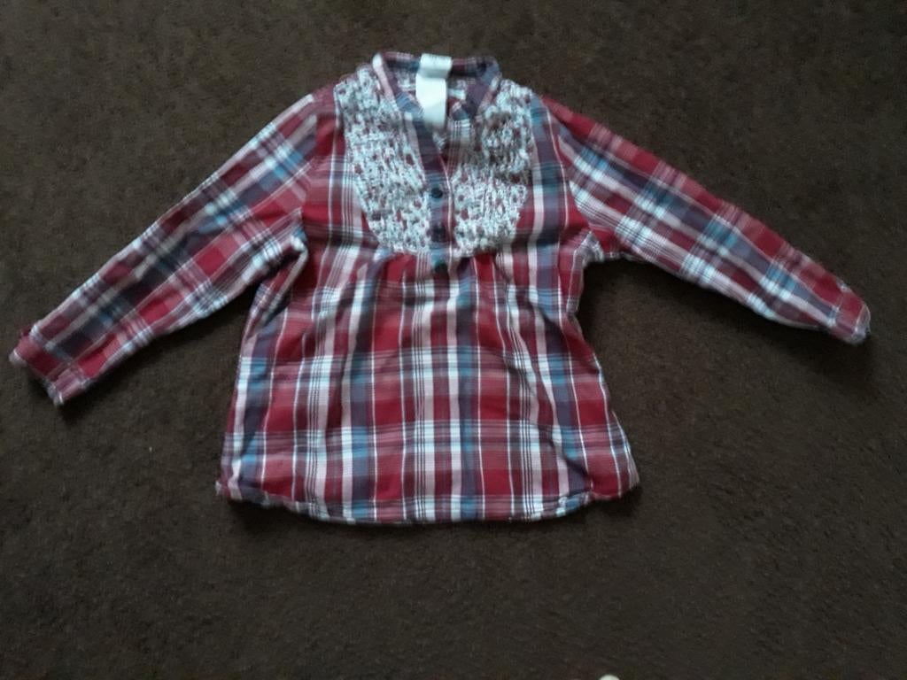 Leuk  tuniekje maat 98/104, Kinderen en Baby's, Kinderkleding | Maat 98, Gebruikt, Meisje, H&M, Overhemd of Blouse