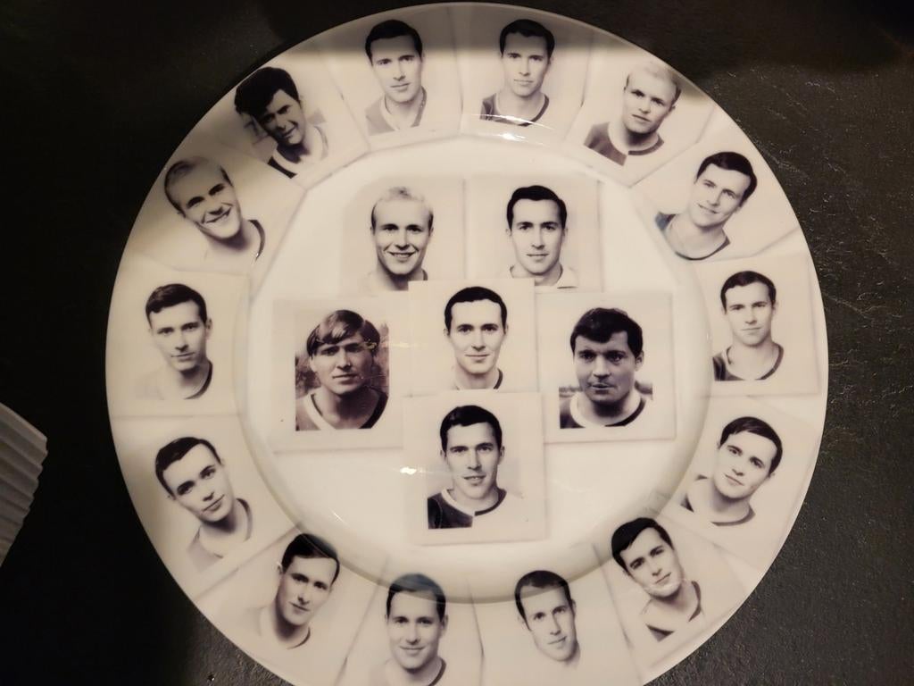 Bord met oude spelers van Feyenoord, Verzenden, Zo goed als nieuw, Feyenoord, Overige typen