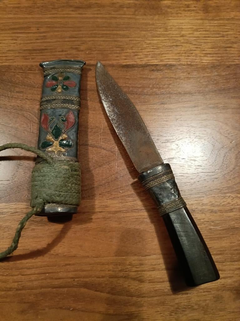 Antieke Dolk uit Birma, Ophalen of Verzenden