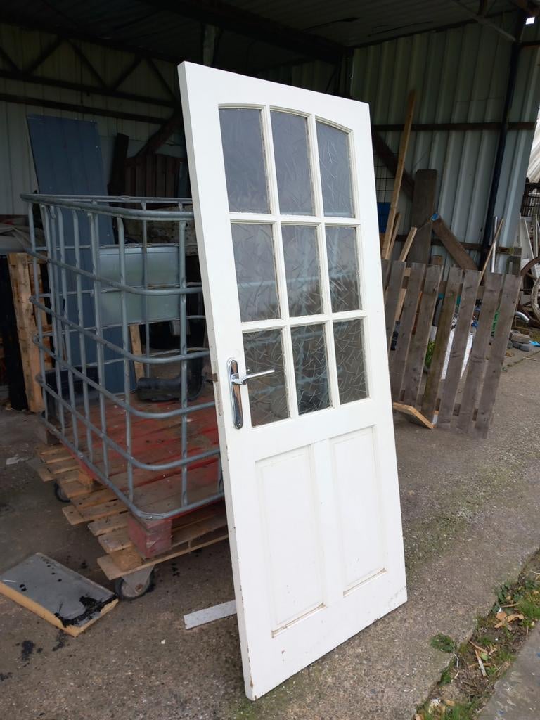 Glas deur, Ophalen, Glas, Binnendeur, 200 tot 215 cm