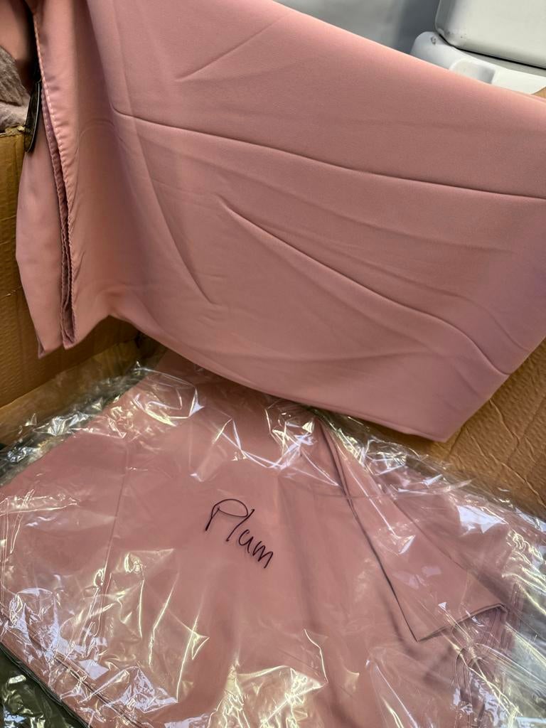 6 Hoofddoeken van medina silk in de kleur plum, Ophalen of Verzenden, Nieuw