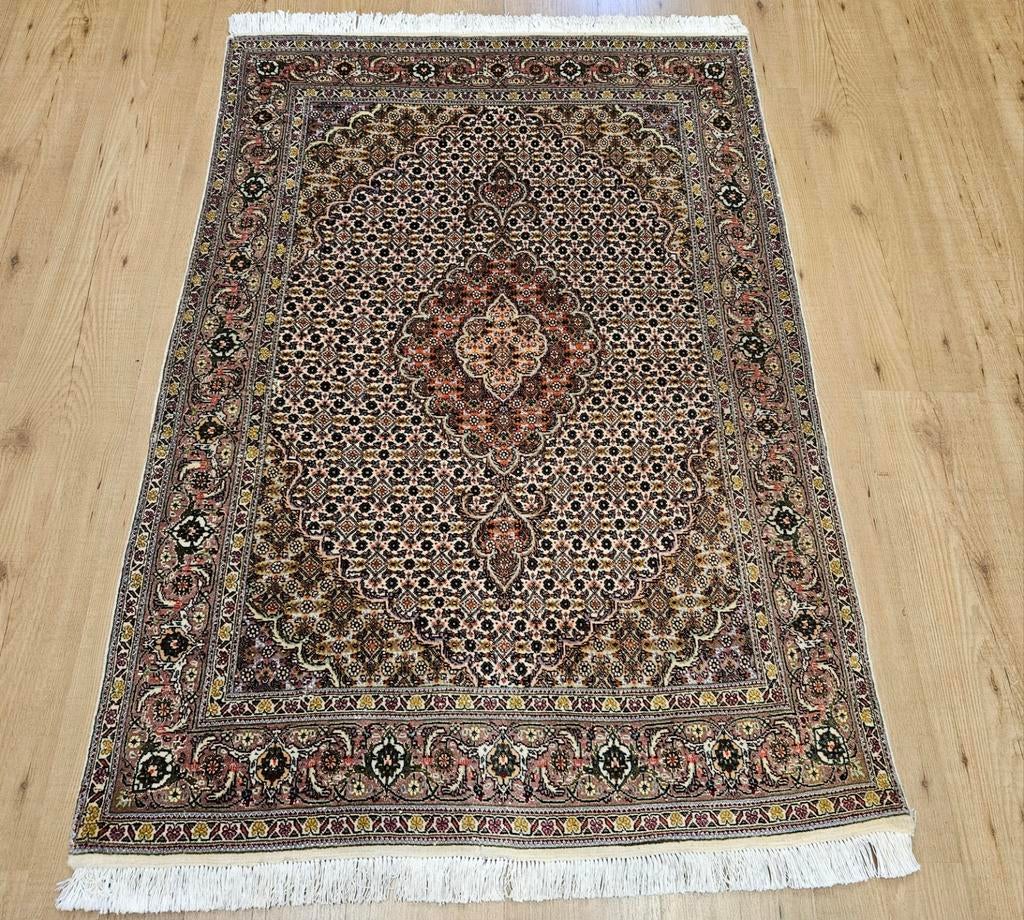 Vintage handgeknoopt perzisch tapijt tabriz 50raj 158x104