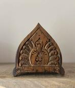 Decoratieve Houten Brievenhouder met Snijwerk, Ophalen of Verzenden, Gebruikt