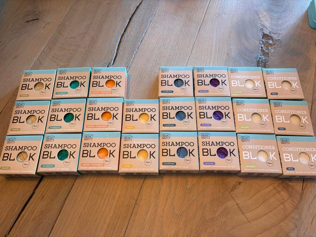 BLOK ZEEP shampoo bar, body bar en deodorant, Ophalen of Verzenden, Nieuw, Bad & Douche