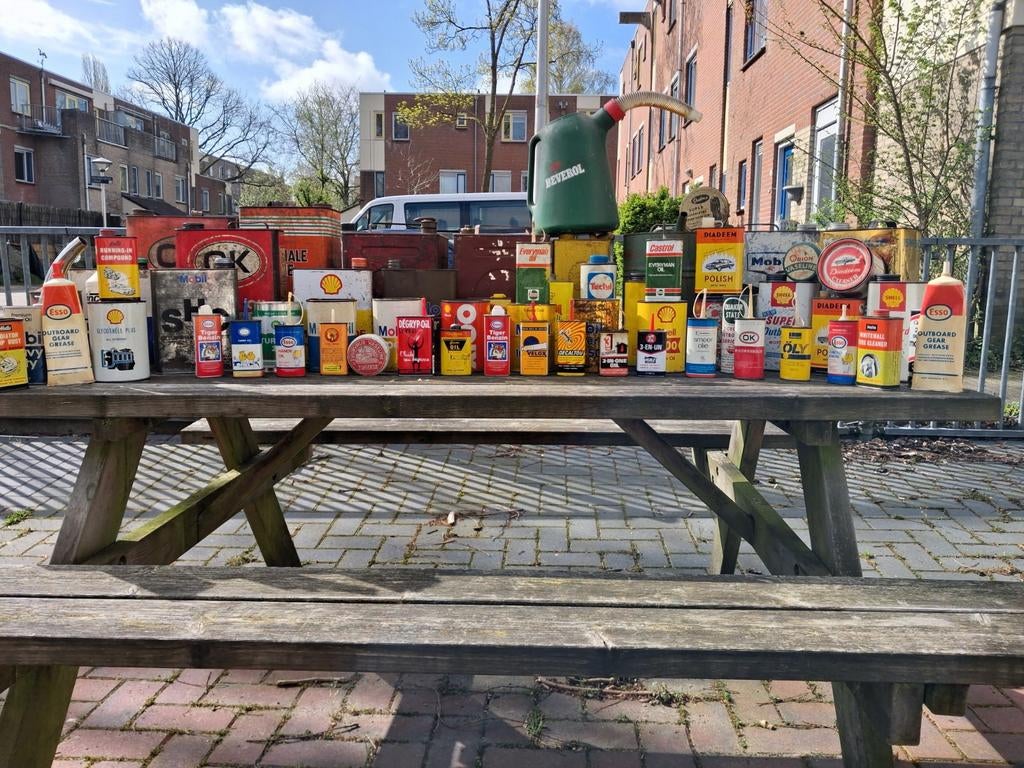 Olie blikken, Ophalen of Verzenden