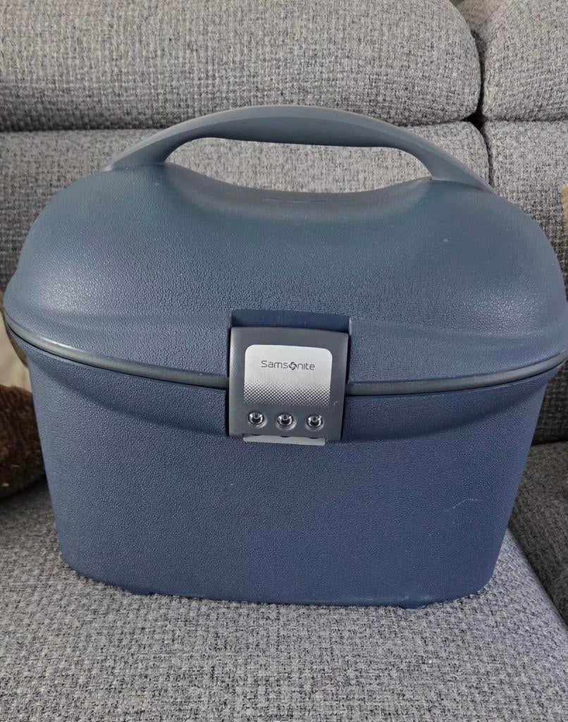 Samsonite beauty case, Ophalen of Verzenden, Zo goed als nieuw, Blauw