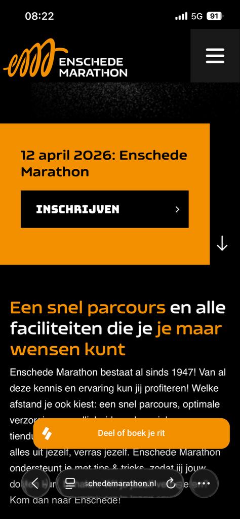 Enschedee halve OF hele marathon, Drie personen of meer, Maart