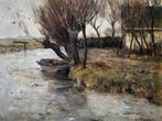 Gerard Altmann (1877-1940) - Wilgen bij de waterkant, Ophalen of Verzenden