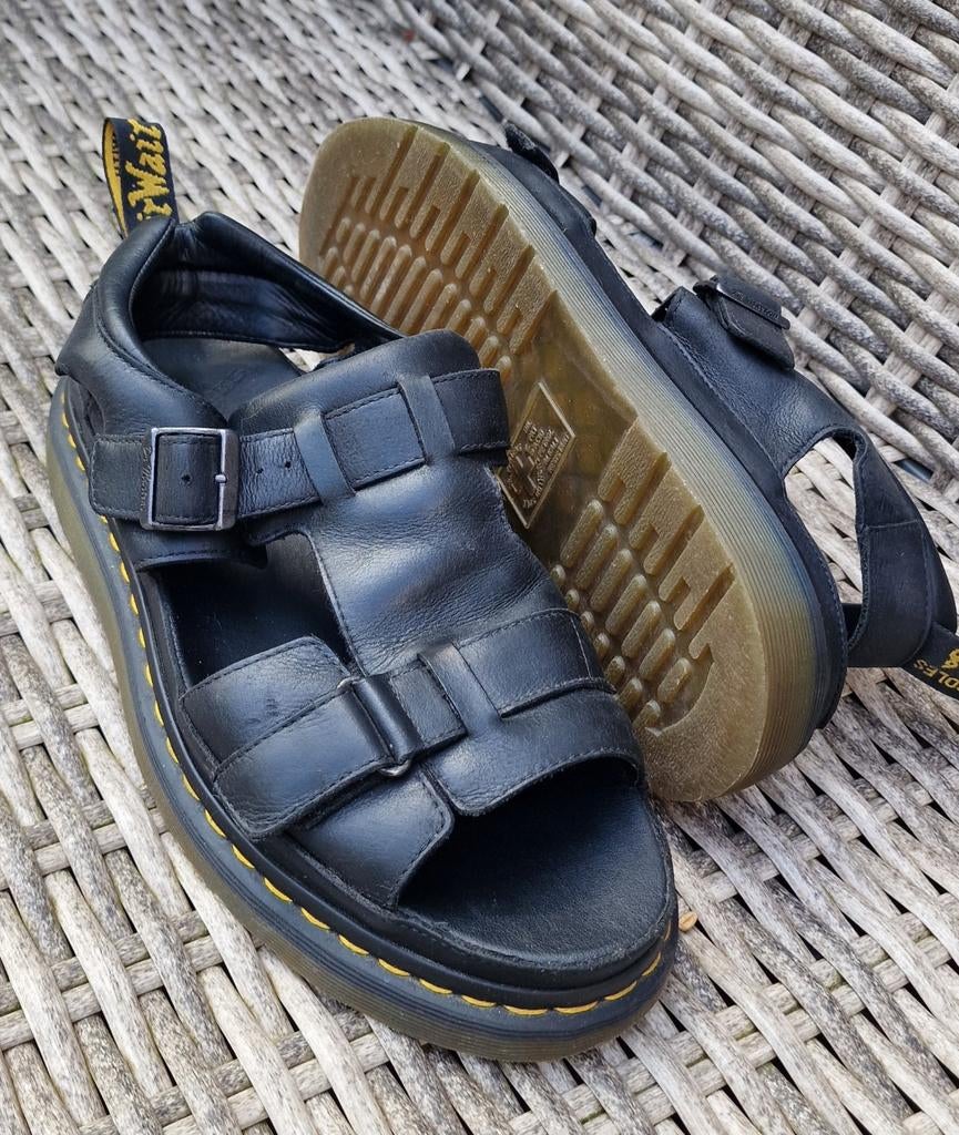 Dr Martens Sandalen maat 44, Kleding | Heren, Schoenen, Verzenden, Zo goed als nieuw, Zwart, Sandalen