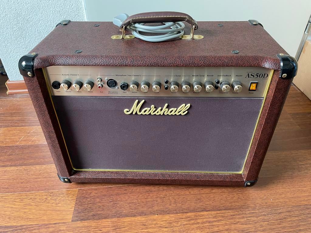 Marshall AS50D versterker, Muziek en Instrumenten, Versterkers | Bas en Gitaar, Ophalen, Gebruikt, Gitaar, 50 tot 100 watt