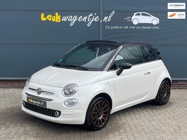 Fiat 500 C 1.2 120th Edit. Cabrio *ACTIEPRIJS *vól opties, Voorwielaandrijving, Gebruikt, 4 cilinders, Cabriolet
