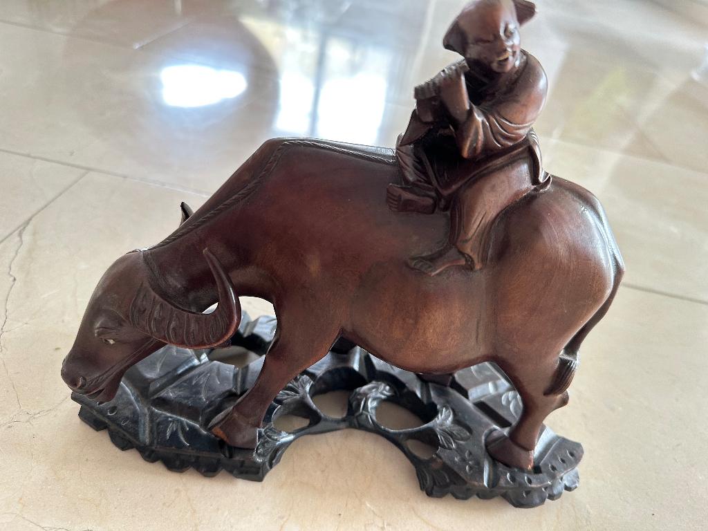 Houtsnijwerk Indonesisch, Antiek en Kunst, Houtsnijwerk, Minder dan 20 cm, Ophalen of Verzenden, Handgemaakt