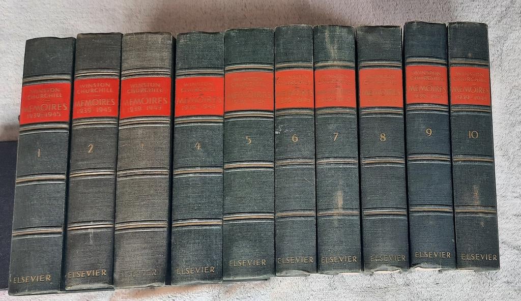 Winston Churchill Memoires 1939-1945 (10 delen), Ophalen of Verzenden