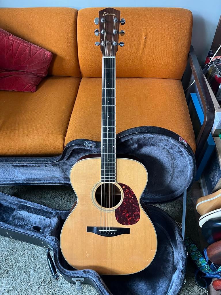 Eastman AC312 Semi-akoestische gitaar met Fishman piezo, Ophalen of Verzenden, Gebruikt, Western- of Steelstringgitaar, Met (piezo-)element