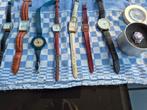 Horloges, 7 stuks en 1 ringhorloge, Ophalen of Verzenden, Gebruikt, Staal, Overige merken