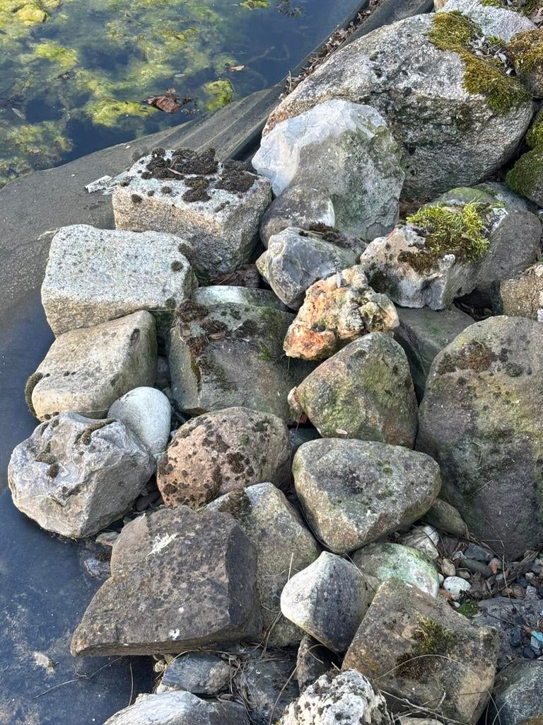Stenen voor tuin of vijver GRATIS, Tuin en Terras, Grind, Keien en Split, Ophalen, Gebruikt, Multi, Kei