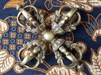 Prachtige grote antieke Oosterse Vajra of Dorje van brons., Ophalen of Verzenden