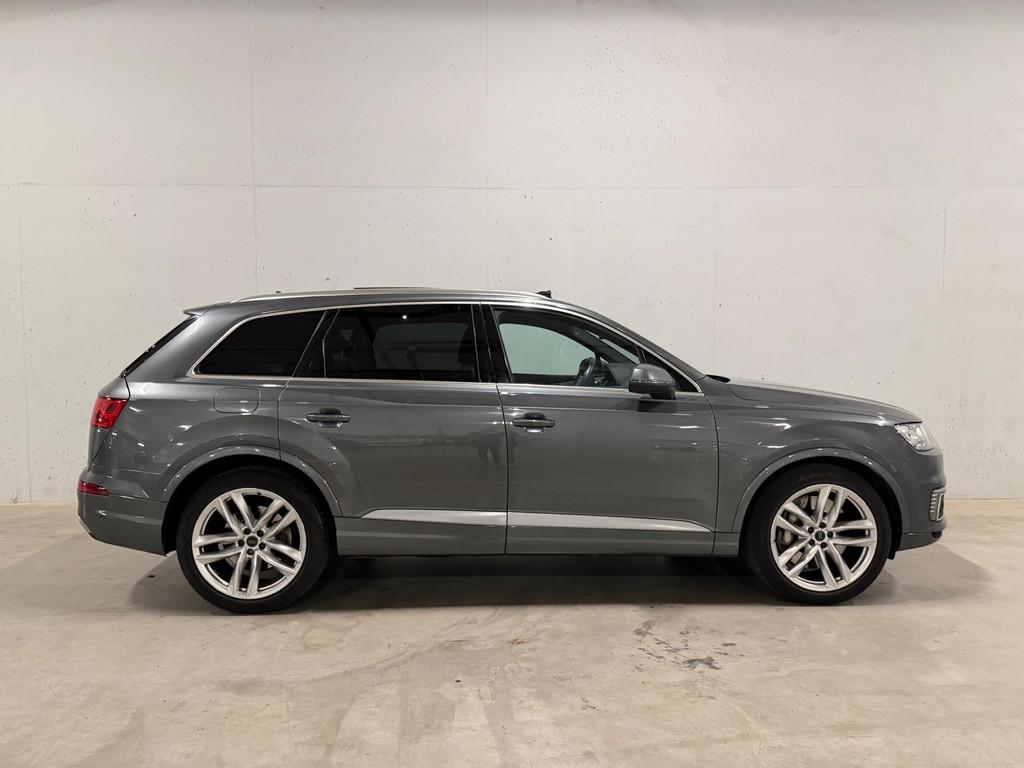 Audi Q7 3.0 TDI e-tron quattro S-line Pano Leer Navi 360, Auto's, Audi, Automaat, Gebruikt, Euro 6, Adaptive Cruise Control