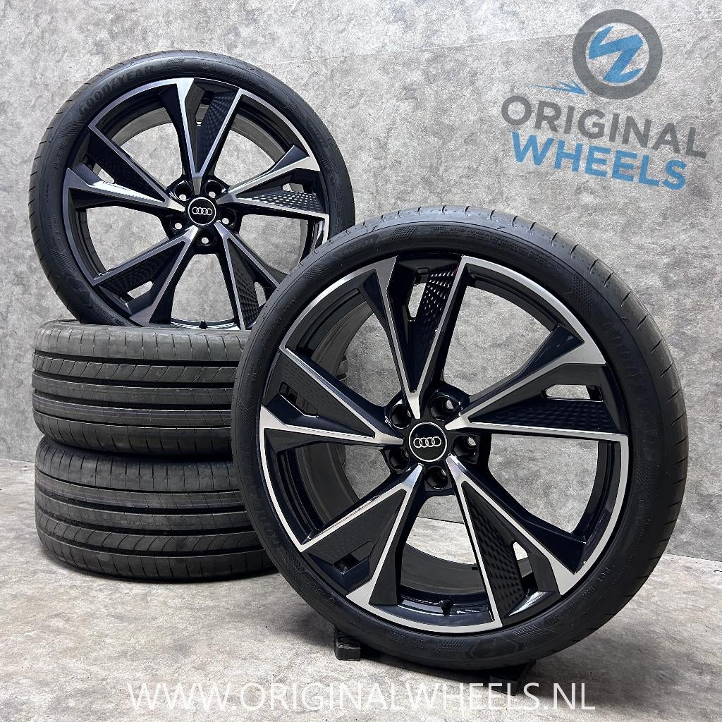 21 inch originele RS velgen + zomerbanden Audi A6, Auto-onderdelen, Banden en Velgen, Audi, Gebruikt, 255 mm, Banden en Velgen