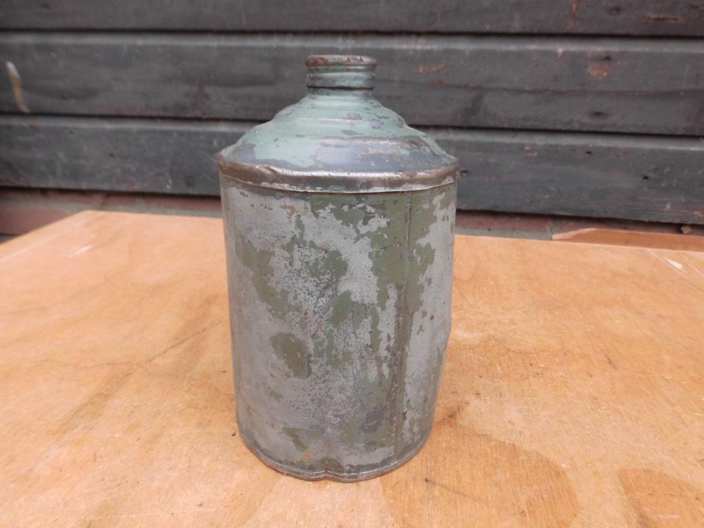 + Duits Olieblik Oliefles 1943 Gedateerd Motor Auto WH +, Verzamelen, Militaria | Tweede Wereldoorlog, Ophalen of Verzenden, Duitsland
